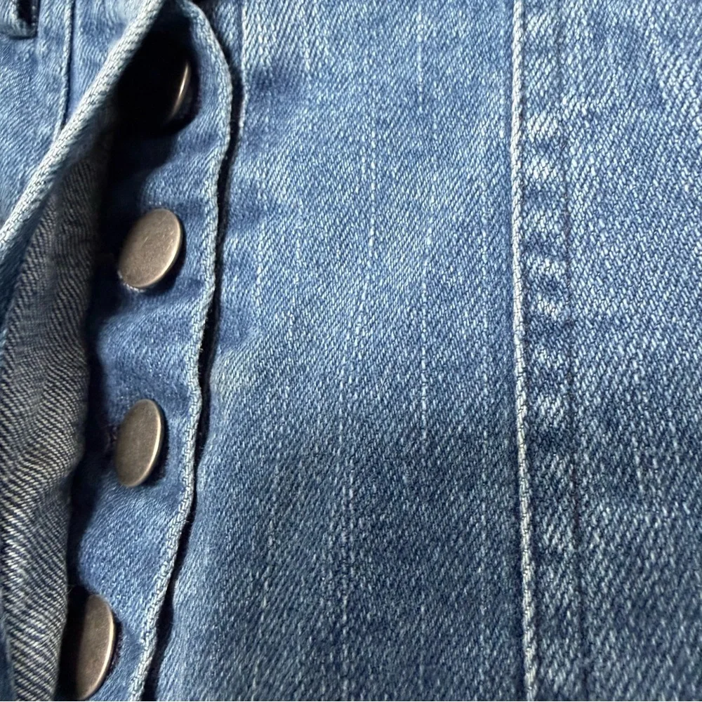 Loup $168 Simone Blue Wide Leg Jeans - Picture 6 of 9